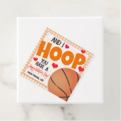 Basketball Valentines Boy Gift Tag Geschenkanhänger (Beispiel)