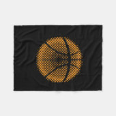 Basketball-Vater 1 Fleecedecke (Vorderseite (Horizontal))