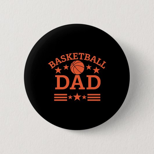 Basketball-Vater 2 Button (Vorderseite)