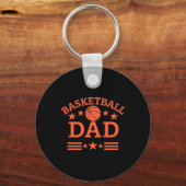 Basketball-Vater 2 Schlüsselanhänger (Vorderseite)