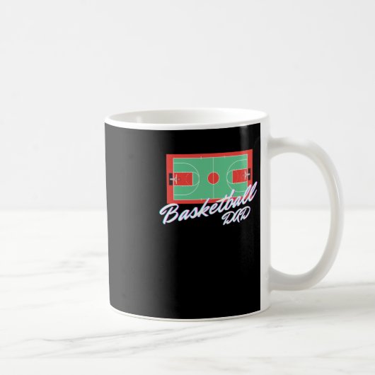 Basketball Vater 3 Kaffeetasse (Rechts)