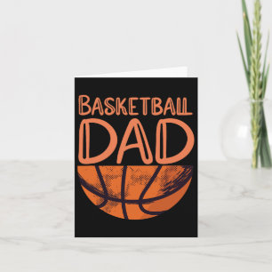 Basketball Vater - Basketball Player Vintag Basket Karte