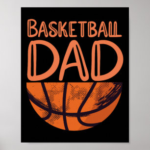 Basketball Vater - Basketball Player Vintag Basket Poster