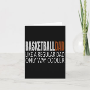 Basketball Vater Basketballdad Wie ein regulärer V Karte
