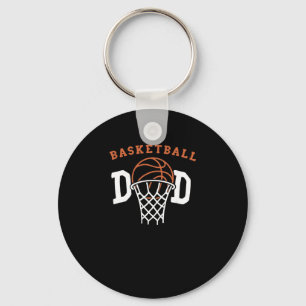Basketball-Vater. Basketballtrainer Schlüsselanhänger