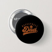 Basketball-Vater Button (Vorne & Hinten)