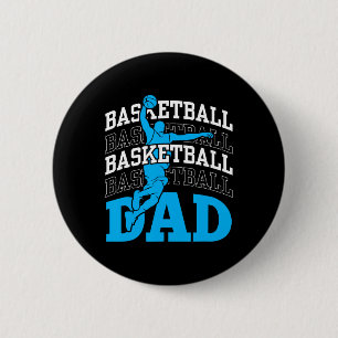 Basketball Vater Coach Team Match Player Vater Dad Button