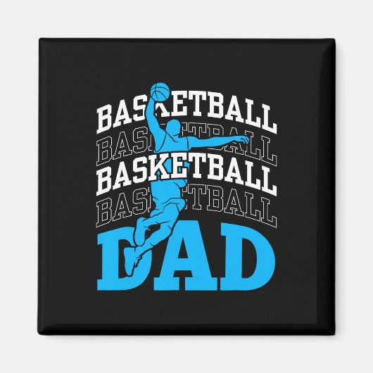 Basketball Vater Coach Team Match Player Vater Dad Magnet (Vorne)
