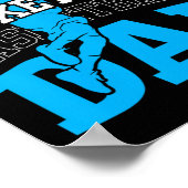 Basketball Vater Coach Team Match Player Vater Dad Poster (Ecke)