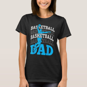 Basketball Vater Coach Team Match Player Vater Dad T-Shirt