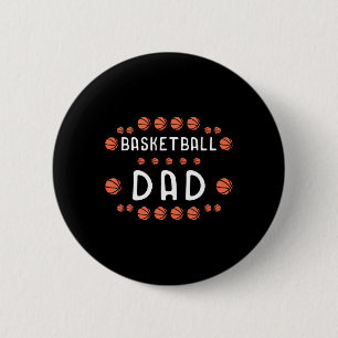 Basketball Vater Fan Best Daddy Ever Hooper Button