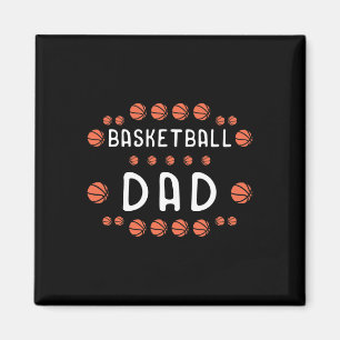 Basketball Vater Fan Best Daddy Ever Hooper Magnet