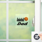 Basketball-Vater Fensteraufkleber (Zuhause)