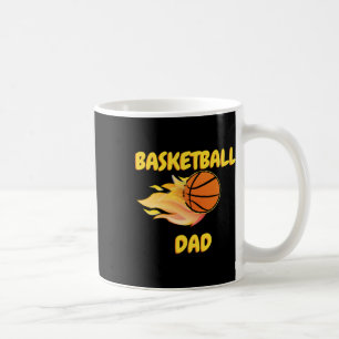 Basketball-Vater Fiery Basketball Geschenkdesign Kaffeetasse