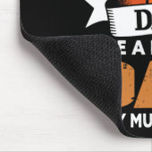 Basketball Vater - Fun Basketball Vater Mousepad (Ecke)
