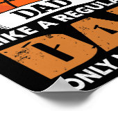 Basketball Vater - Fun Basketball Vater Poster (Ecke)