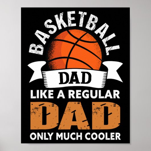 Basketball Vater - Fun Basketball Vater Poster (Vorne)