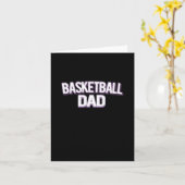 Basketball Vater - Funny Daddy Karte (Gelbe Blume)