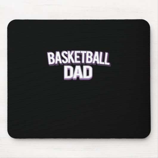 Basketball Vater - Funny Daddy Mousepad (Vorne)