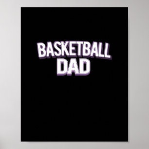 Basketball Vater - Funny Daddy Poster