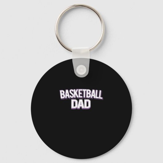 Basketball Vater - Funny Daddy Schlüsselanhänger (Vorderseite)