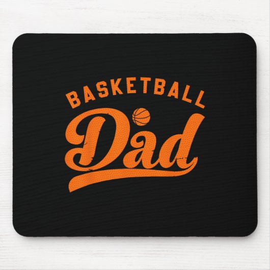 Basketball Vater gibt Papa Basketball Vatertag Mousepad (Vorne)