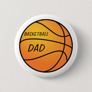 Basketball-Vater-Knopf Button