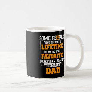 Basketball Vater Lebenszeit Lieblingsspielervater Kaffeetasse