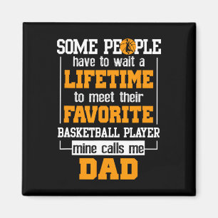 Basketball Vater Lebenszeit Lieblingsspielervater  Magnet