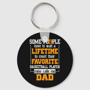 Basketball Vater Lebenszeit Lieblingsspielervater  Schlüsselanhänger
