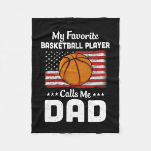Basketball-Vater Meine Lieblings-Basketball-Spiele Fleecedecke