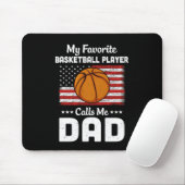 Basketball-Vater Meine Lieblings-Basketball-Spiele Mousepad (Mit Mouse)