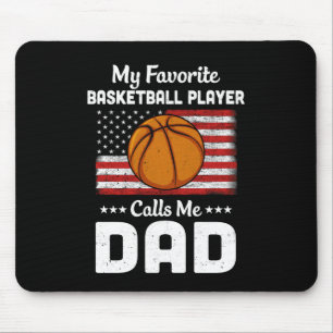 Basketball-Vater Meine Lieblings-Basketball-Spiele Mousepad