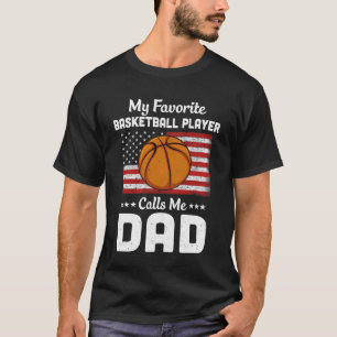 Basketball-Vater Meine Lieblings-Basketball-Spiele T-Shirt