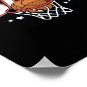 Basketball Vater Premium Poster (Ecke)