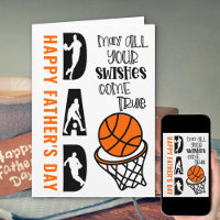 Basketball Vater Schwänze werden Wahrer Vater Tag