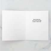 Basketball Vater Schwule Frische Pasta machen Karte (Innenseite)