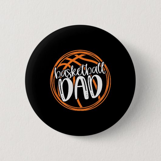 Basketball VATER Shirt Button (Vorderseite)