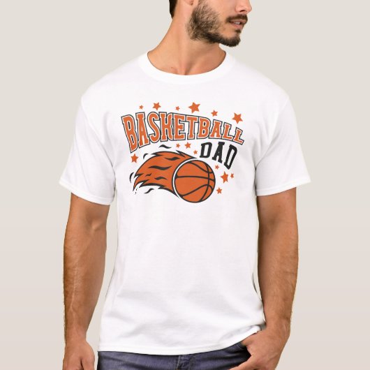 Basketball-Vater T-Shirt (Vorderseite)