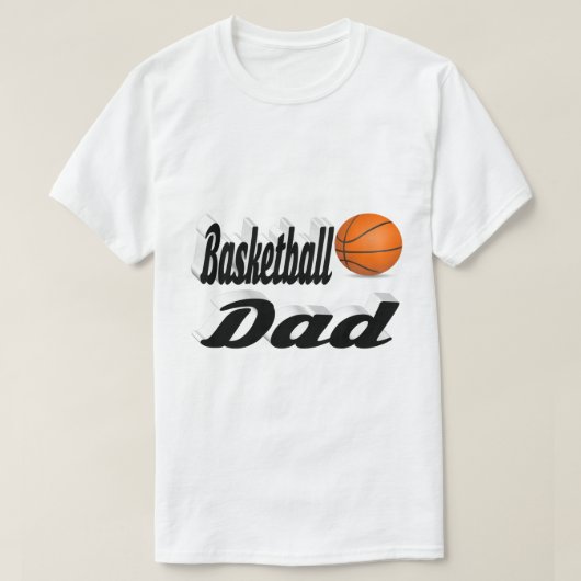 Basketball Vater T - Shirt (Design vorne)