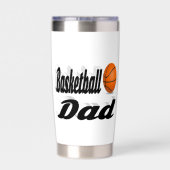 Basketball-Vater Thermobecher (Rückseite)