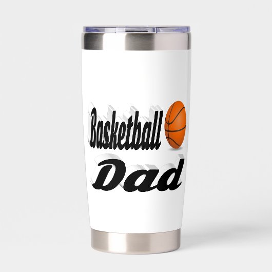 Basketball-Vater Thermobecher (Vorderseite)