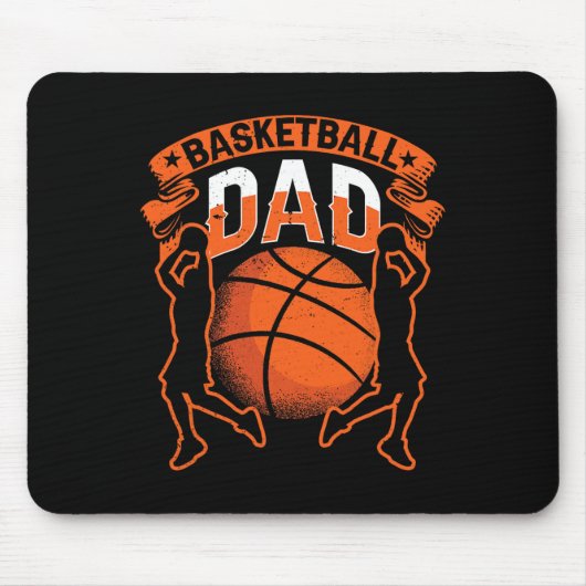 Basketball Vater Trainer Match Team Vater Dadd Mousepad (Vorne)