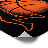 Basketball Vater Trainer Match Team Vater Dadd Poster (Ecke)