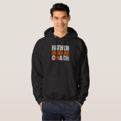 Basketball Vater Vater Ehemann Coach Hoodie (Vorne ganz)