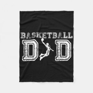 Basketball Vater Vathers Day Geschenk für Papa Fet Fleecedecke