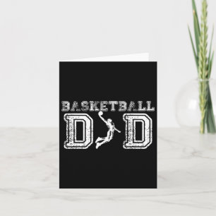 Basketball Vater Vathers Day Geschenk für Papa Fet Karte