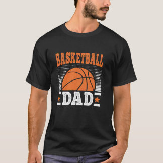 Basketball Vater Vintag Basketball Spieler Männer  T-Shirt