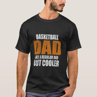 Basketball-Vater wie ein regelmäßiger Vater, aber T-Shirt