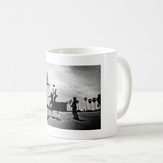 BASKETBALL VENICE BEACH KAFFEETASSE (VorderseiteRechts)